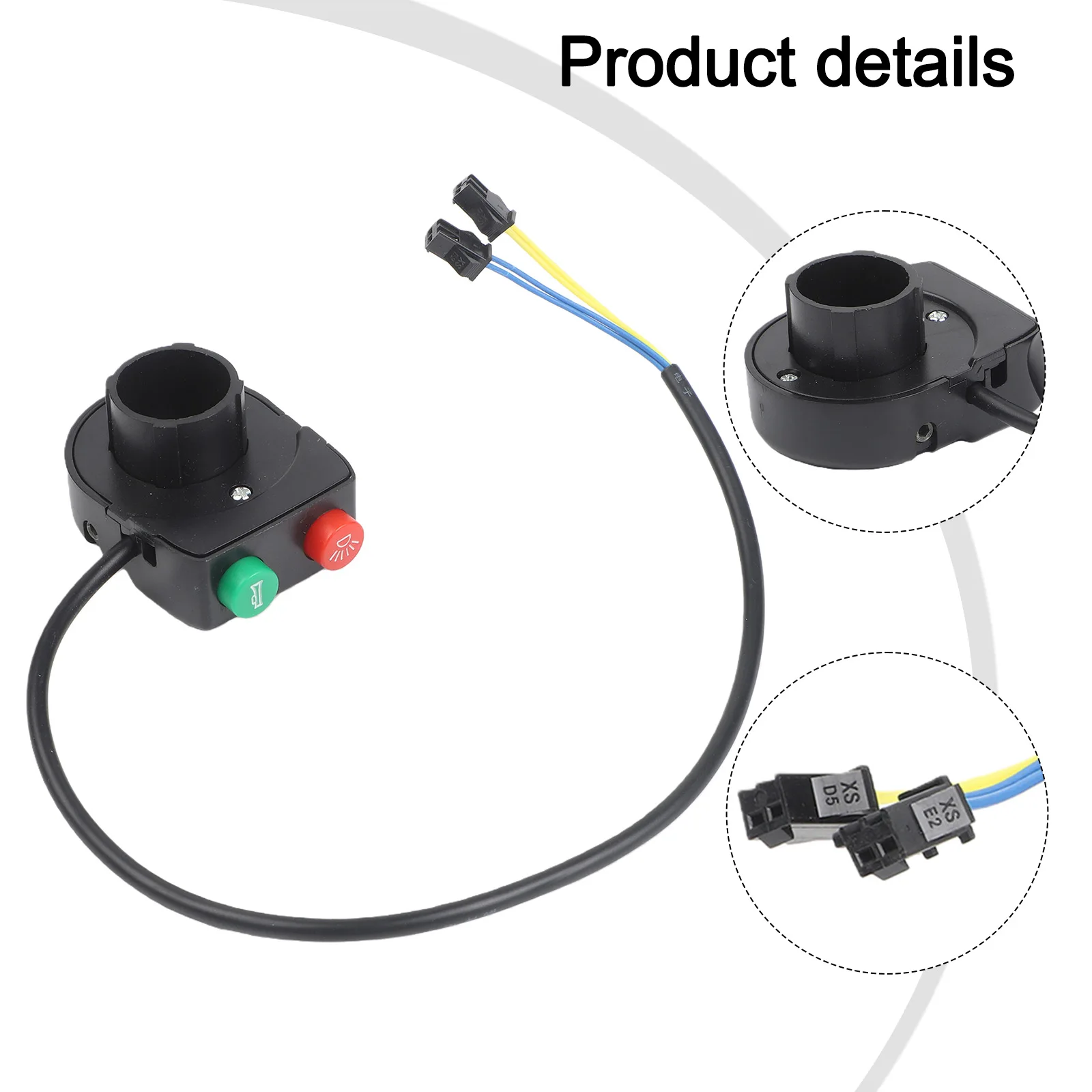Handlebar Motorcycle Headlight Combination Switch Button 22mm Compatible with For ATV Motorcycles for Easy Installation
Handlebar Motorcycle Headlight Combination Switch Button 22mm Compatible with For ATV Motorcycles for Easy Installation