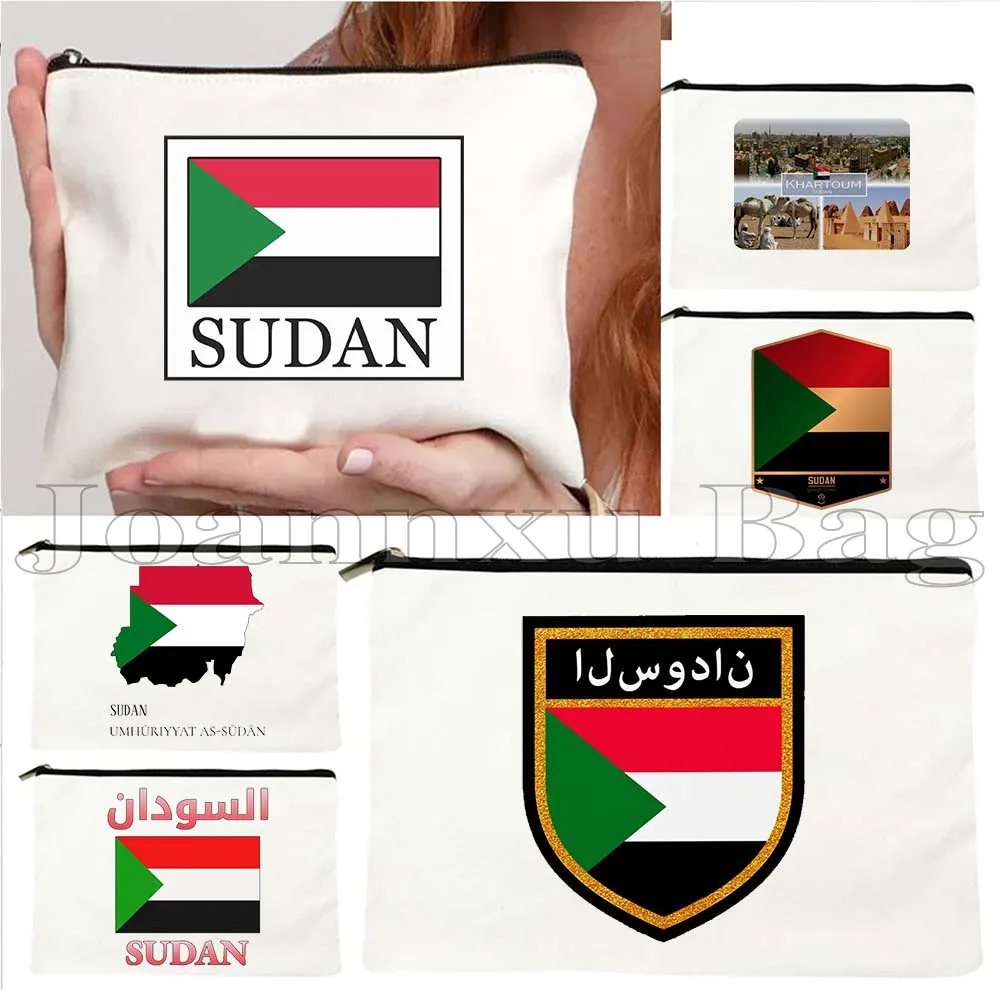 Khartoum Arabic Sudanese Flag Emblem Sudan Map Cute Gifts Nubian Pyramids Canvas Cosmetic Makeup Toilet Bag Pencil Case Pouch
Khartoum Arabic Sudanese Flag Emblem Sudan Map Cute Gifts Nubian Pyramids Canvas Cosmetic Makeup Toilet Bag Pencil Case Pouch