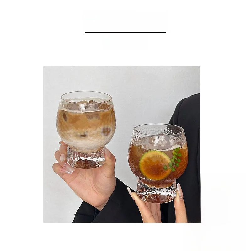 Creative Thick Bottomed Glass Milk Coffee Cup Vietri Mare Crystal Whiskey Glass with Drill Point Large Belly Cocktail Cup
Creative Thick Bottomed Glass Milk Coffee Cup Vietri Mare Crystal Whiskey Glass with Drill Point Large Belly Cocktail Cup