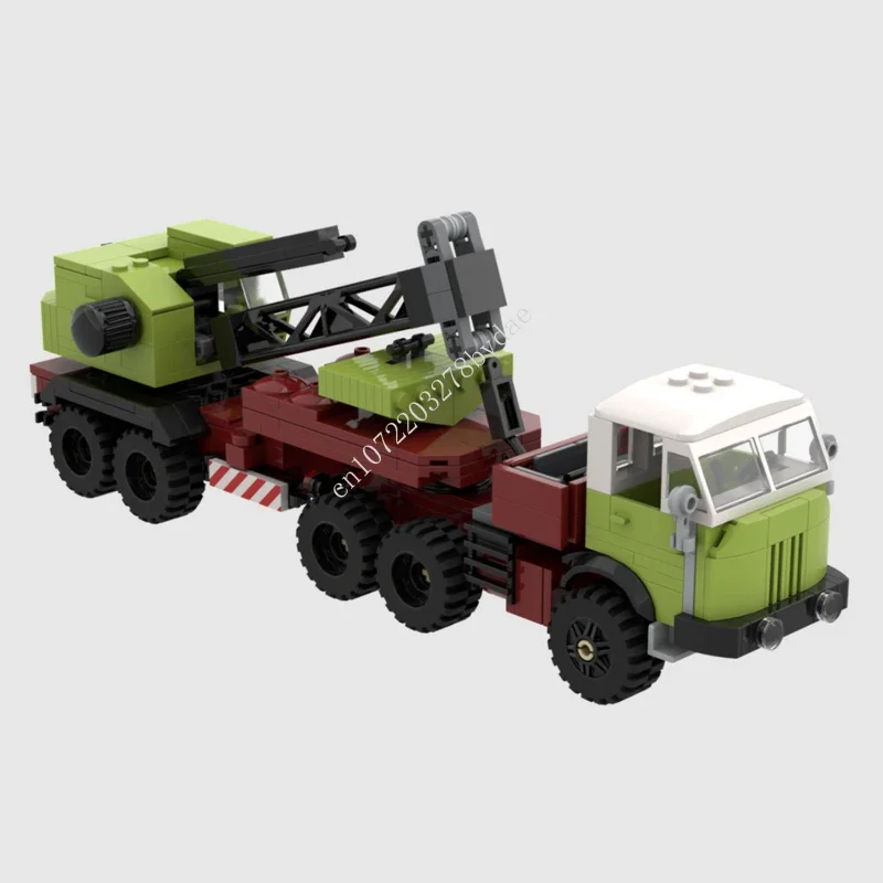 443PCS MOC City Transportation Mobile Crane Semi Truck with Crane Trailer Model Building Blocks Bricks DIY Assembly Toys Gifts
443PCS MOC City Transportation Mobile Crane Semi Truck with Crane Trailer Model Building Blocks Bricks DIY Assembly Toys Gifts