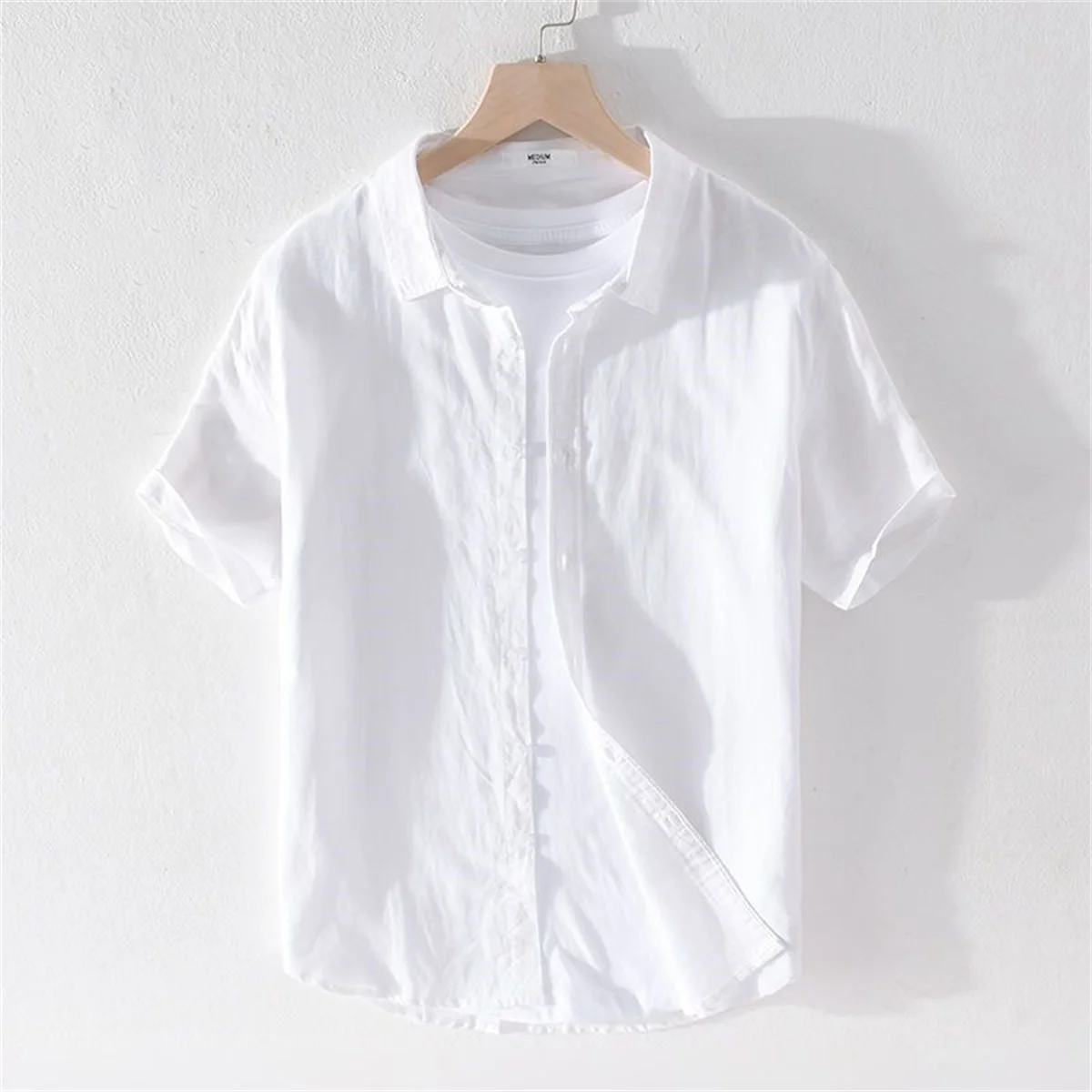 Blouse Men Fashion Summer Cotton Linen Short Sleeve Solid Color Simple Loose Casual Top Plus Size
Blouse Men Fashion Summer Cotton Linen Short Sleeve Solid Color Simple Loose Casual Top Plus Size