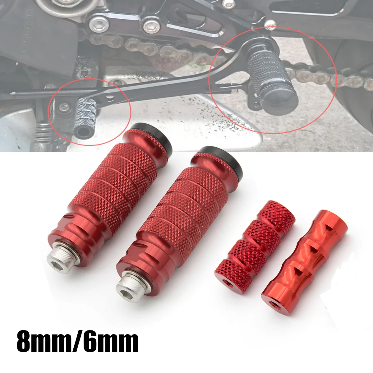 2026 Footrest Universal Motorcycle Pegs Footrests Motorbike Footrest Foot Motorcycle For Honda Forza CBR CB Hornet VFR Models
2026 Footrest Universal Motorcycle Pegs Footrests Motorbike Footrest Foot Motorcycle For Honda Forza CBR CB Hornet VFR Models