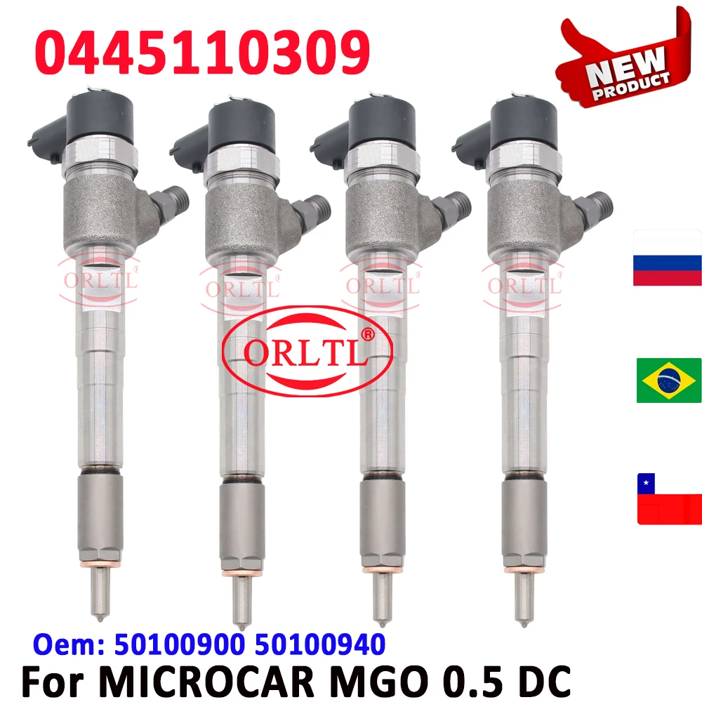 4 PCS New 0445110309 Diesel Injector Assy 0445 110 309 50100900 50100940 For Bosch Fuel Oil Engine Car Accessories ORLTL
4 PCS New 0445110309 Diesel Injector Assy 0445 110 309 50100900 50100940 For Bosch Fuel Oil Engine Car Accessories ORLTL