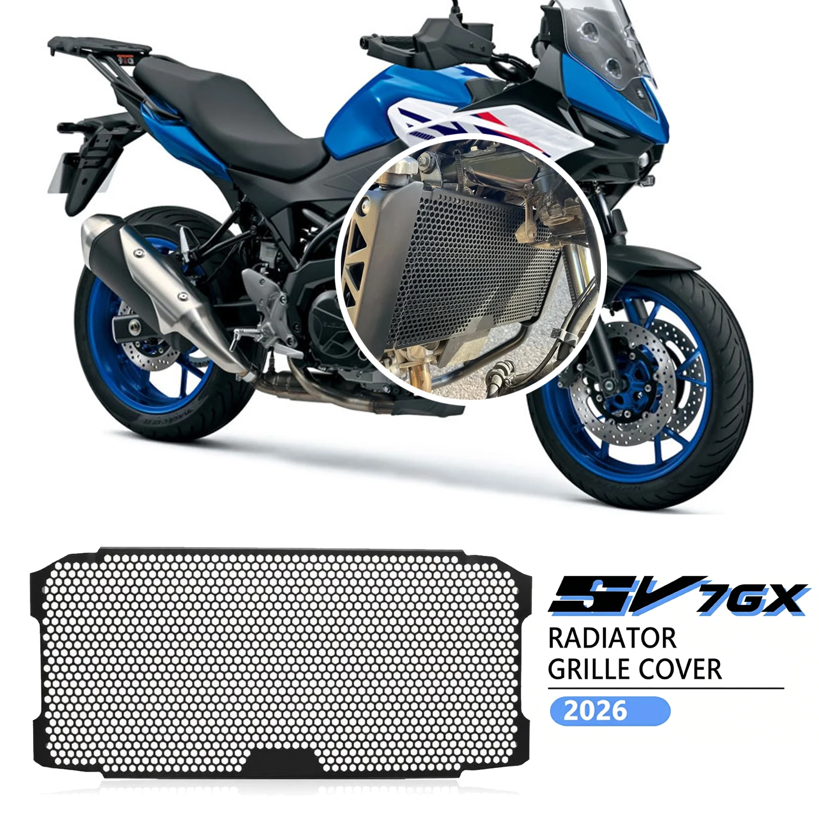 For SV-7GX 2026 SV 7GX sv-7gx sv 7gx 2026 Radiator Protector Cover Water Tank Shield NEW RADIATOR PROTECTION Guard Grille