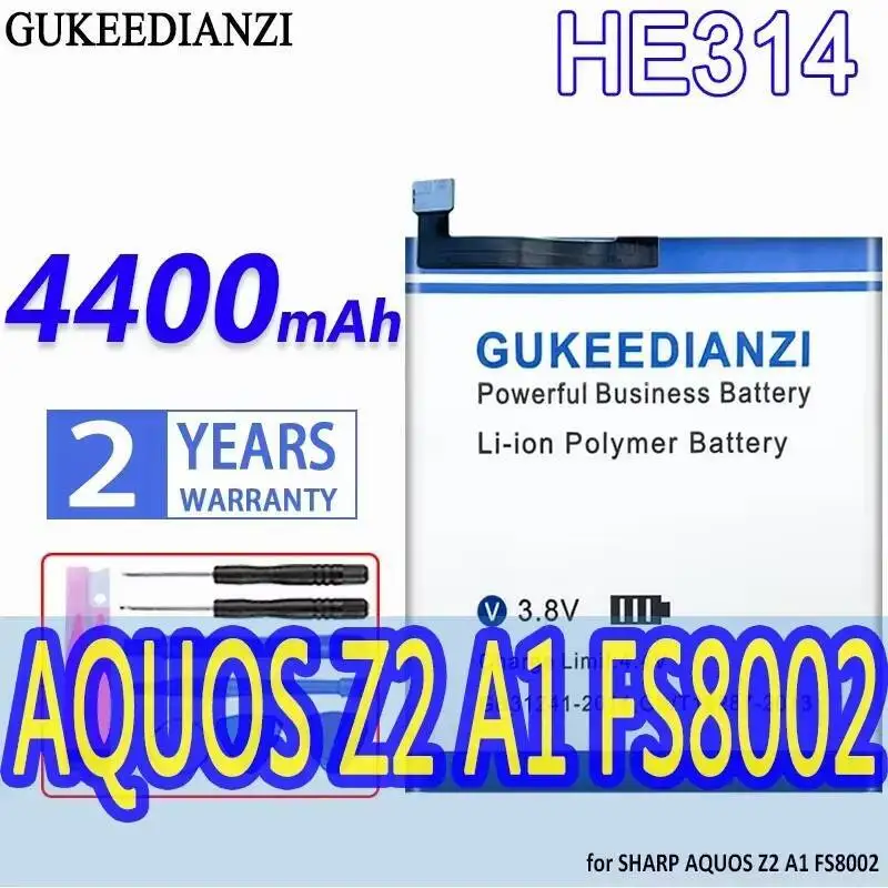 HE314 4400Mah Mobile Phone Battery Long-Lasting Performance For Sharp Aquos Z2 A1 FS8002
HE314 4400Mah Mobile Phone Battery Long-Lasting Performance For Sharp Aquos Z2 A1 FS8002