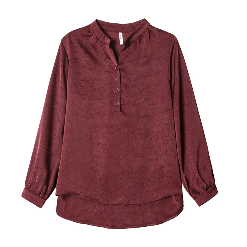 Chic Texture Folds Red And Apricot Women Tops 2025 Spring Autumn Long Sleeve Shirts Female Clothing Korean Casual Blouse
Chic Texture Folds Red And Apricot Women Tops 2025 Spring Autumn Long Sleeve Shirts Female Clothing Korean Casual Blouse