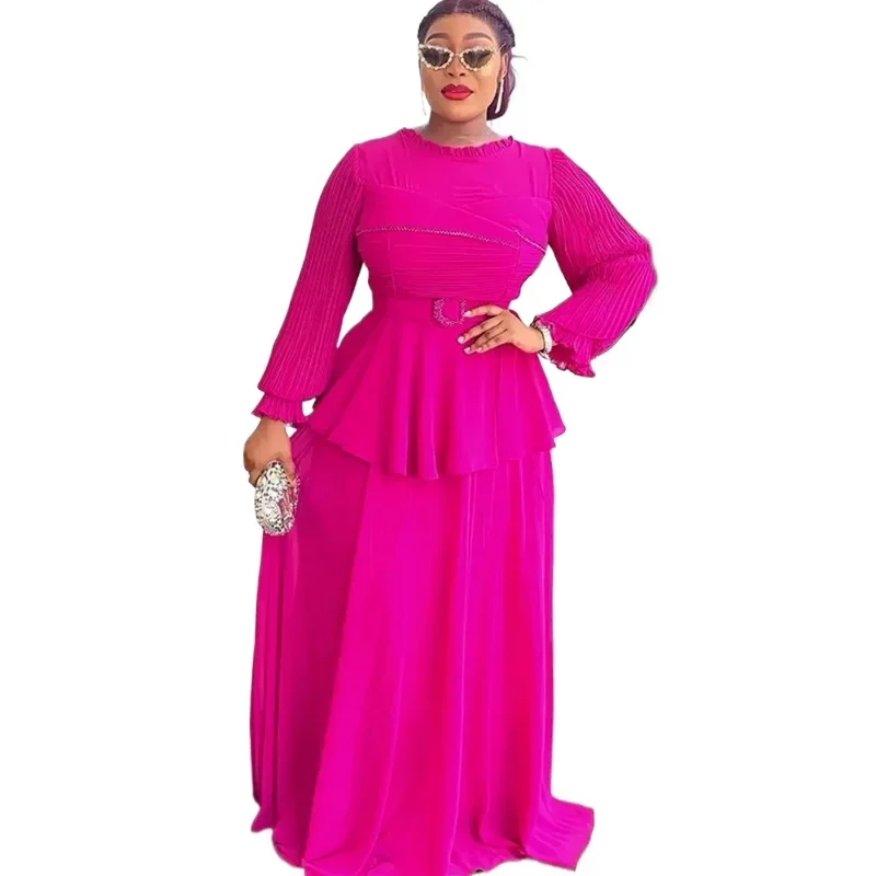 Plus Size African Party Dresses for Women 2025 New Fashion Dashiki Ankara Chiffon Wedding Gowns Elegant Turkey Muslim Maxi Dress
Plus Size African Party Dresses for Women 2025 New Fashion Dashiki Ankara Chiffon Wedding Gowns Elegant Turkey Muslim Maxi Dress