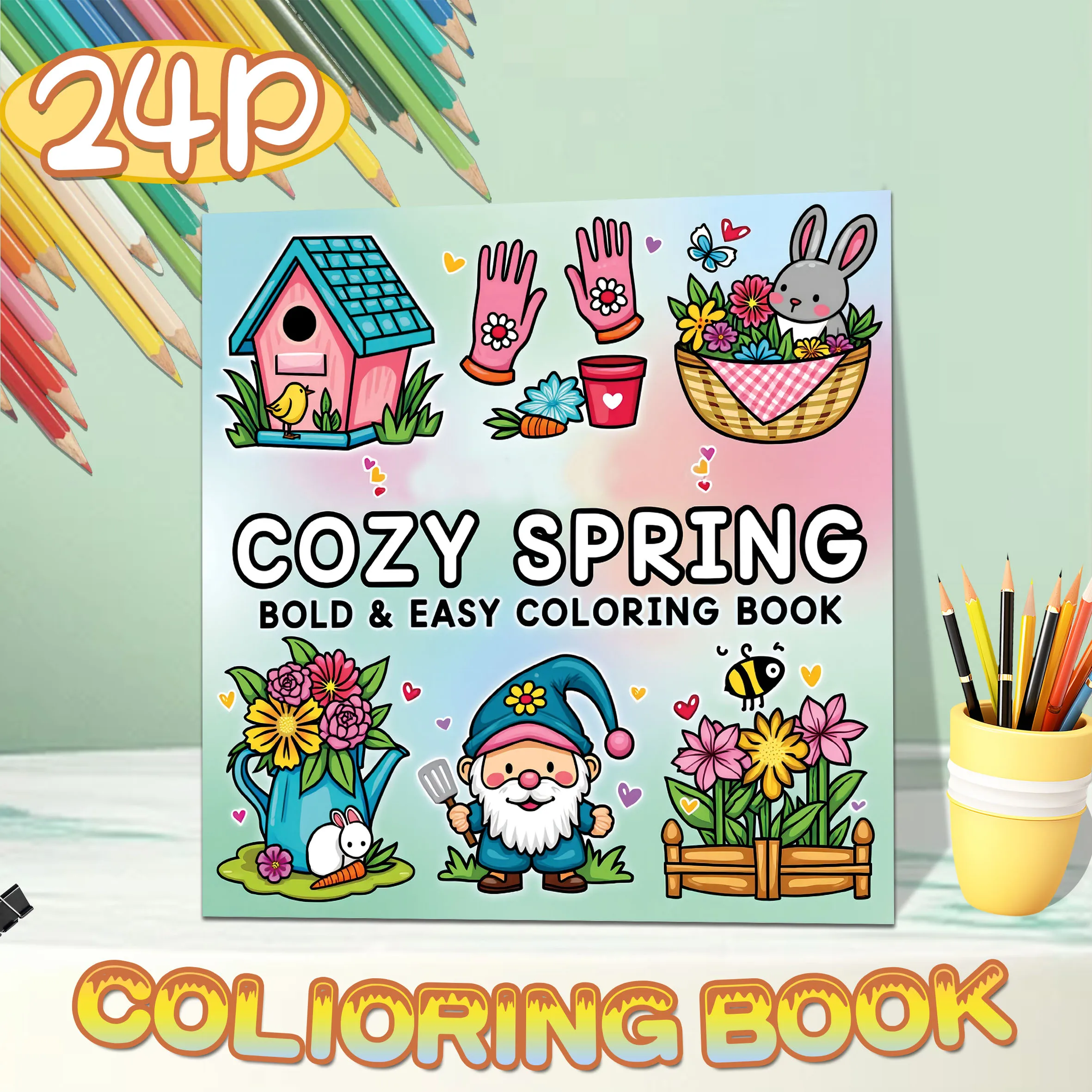 Springtime Serenity: Adult Coloring Book for Relaxation and Therapeutic Color Practice - Delightful and Charming Designs
Springtime Serenity: Adult Coloring Book for Relaxation and Therapeutic Color Practice - Delightful and Charming Designs