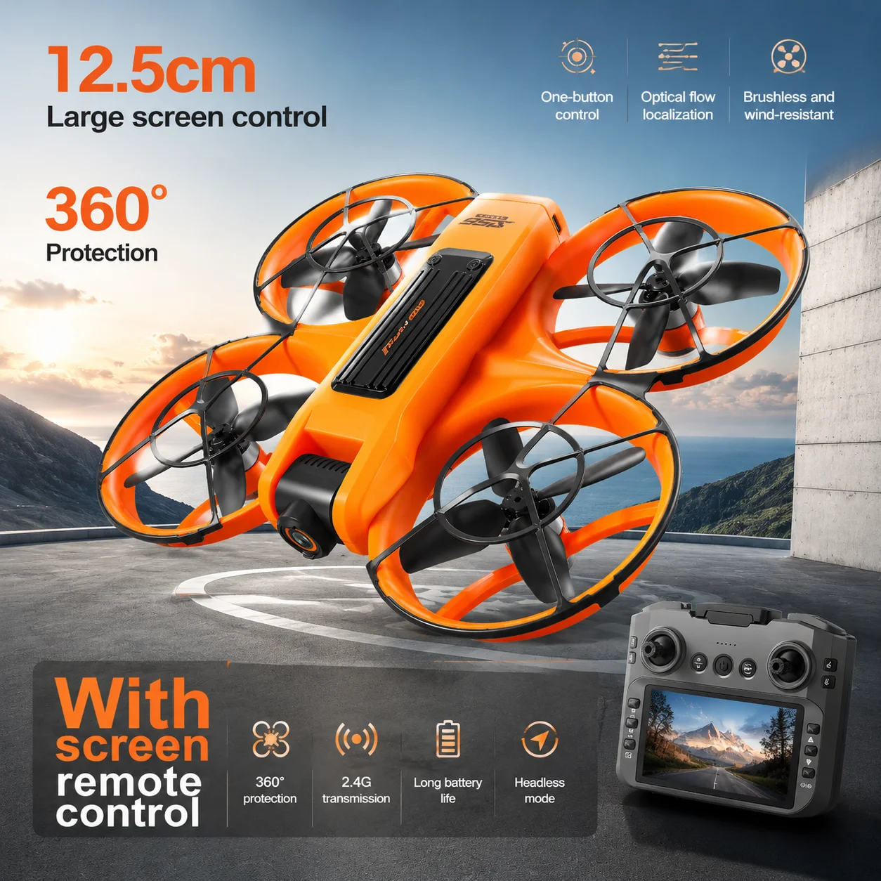 S156PRO Large Screen Control Brushless Motor Optical Flow Positioning One Click Takeoff Ultra Stable drone longo alcance toys
S156PRO Large Screen Control Brushless Motor Optical Flow Positioning One Click Takeoff Ultra Stable drone longo alcance toys