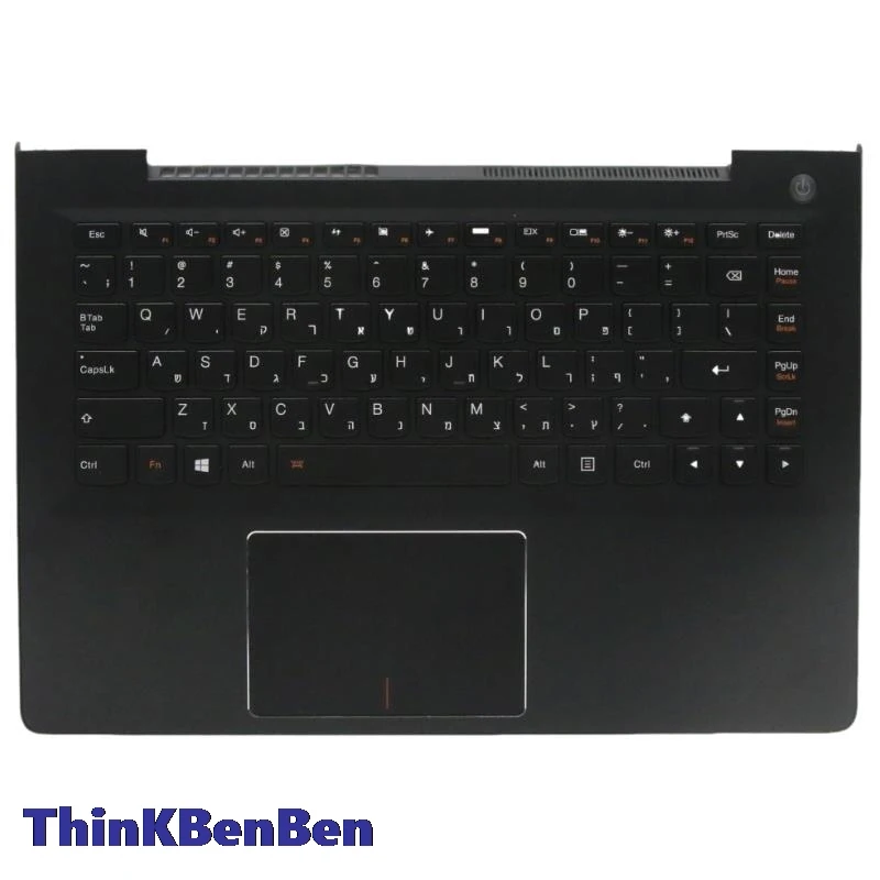 HB Hebrew (IL Israel) Black Keyboard Upper Case Palmrest Shell Cover For Lenovo Ideapad U31 70 500S 13 13ISK 5CB0J30964
HB Hebrew (IL Israel) Black Keyboard Upper Case Palmrest Shell Cover For Lenovo Ideapad U31 70 500S 13 13ISK 5CB0J30964