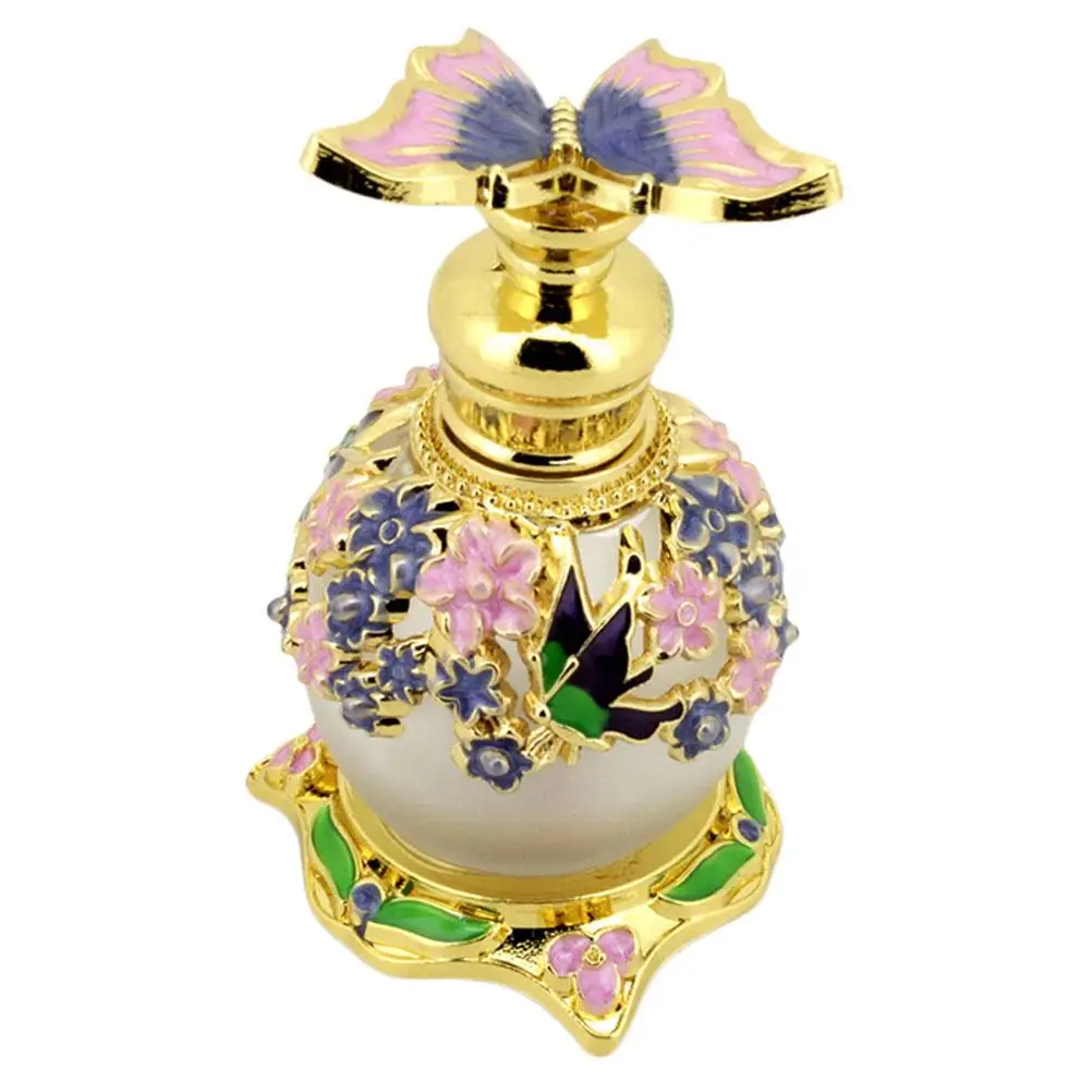 15ml Glass Perfume Bottles Elegant Purple Butterfly Cap Vintage Essential Oil Dropper Bottle for Travel Home Decor
15ml Glass Perfume Bottles Elegant Purple Butterfly Cap Vintage Essential Oil Dropper Bottle for Travel Home Decor