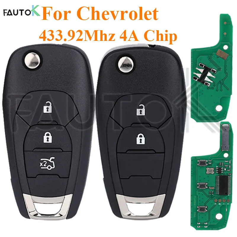 Keyless Go Auto Key Car Filp Folding Key 433.92FSK 4A Chip for Chevrolet Cruz 2015 Trax Sonic Spark 2021 Onix RS Aftermarket
Keyless Go Auto Key Car Filp Folding Key 433.92FSK 4A Chip for Chevrolet Cruz 2015 Trax Sonic Spark 2021 Onix RS Aftermarket