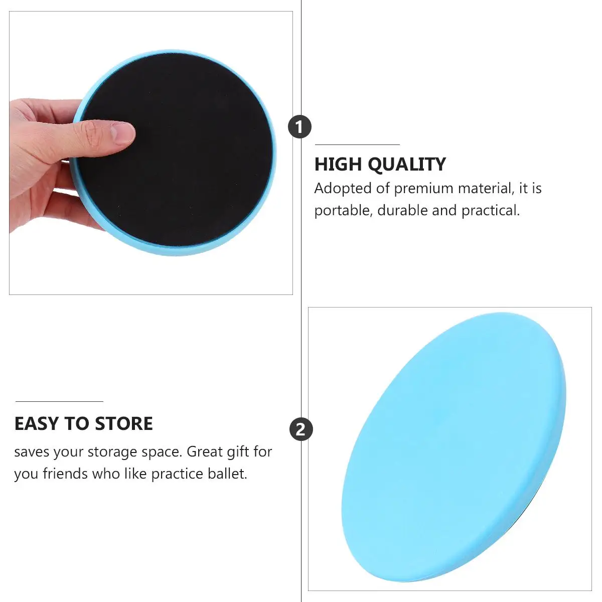 Portable Ballet Turn Board Lightweight Rotating Disc Durable Training Tool for Dance Girls Ballet Equipment Practice
Portable Ballet Turn Board Lightweight Rotating Disc Durable Training Tool for Dance Girls Ballet Equipment Practice
