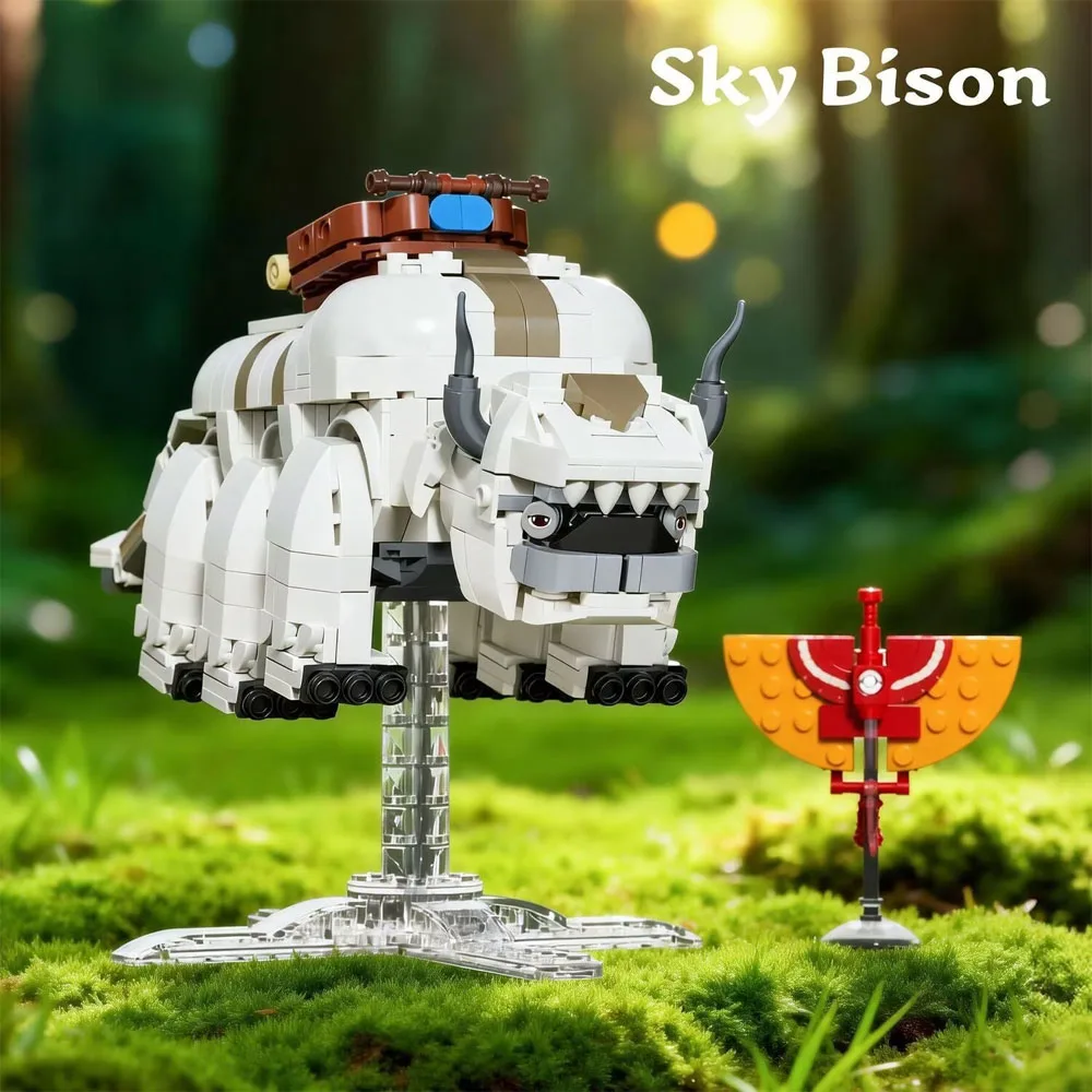 New MOC Sky Bison Appa Animation Airbending Building Blocks Set Model Animal Cattle Comics Brick Characters DIY Toys adult Gifts
New MOC Sky Bison Appa Animation Airbending Building Blocks Set Model Animal Cattle Comics Brick Characters DIY Toys adult Gifts