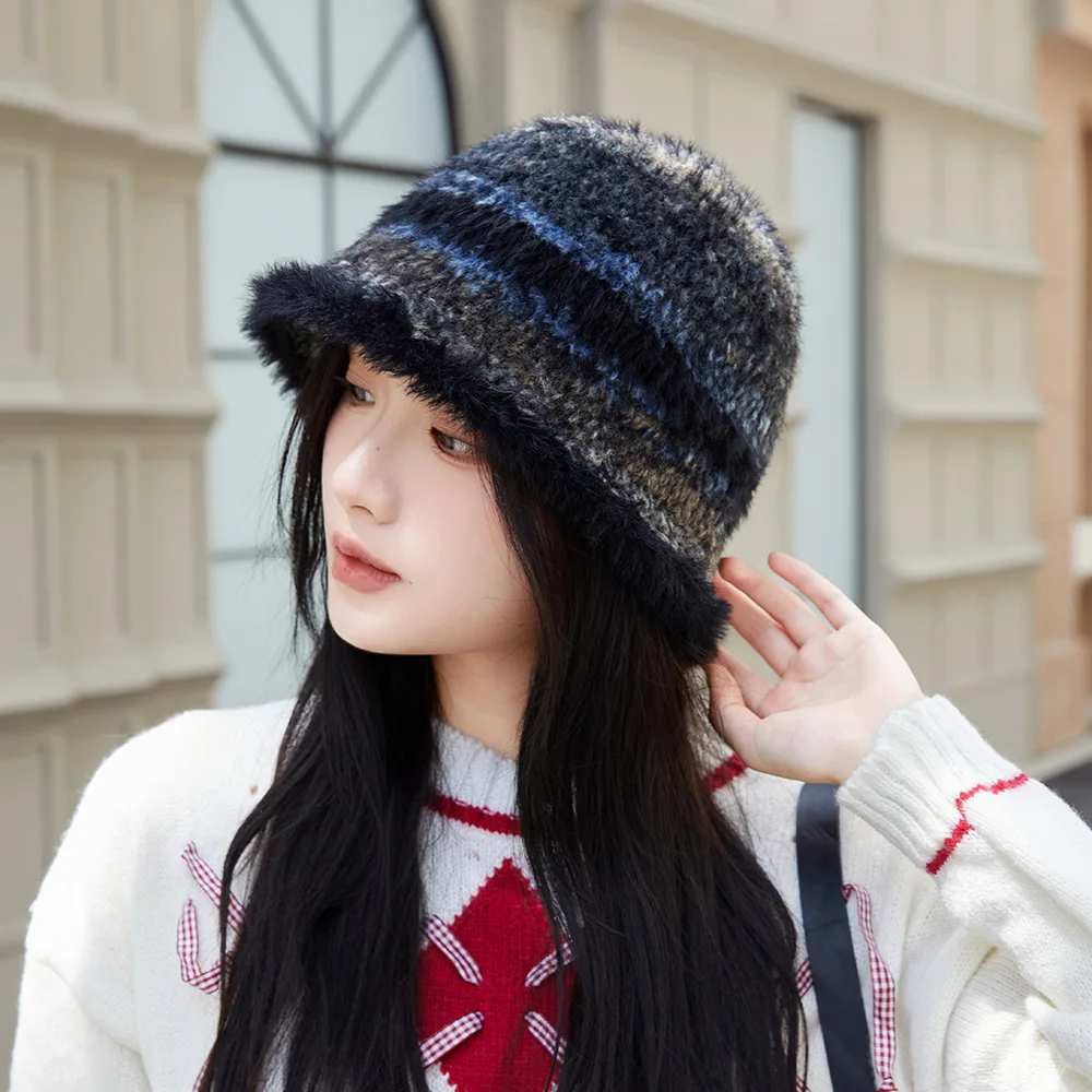 Новые осенние и зимние шапки, женские вязаные плюшевые высококачественные шапки-ведра в тон, уличные теплые шерстяные шапки для бассейна
Новые осенние и зимние шапки, женские вязаные плюшевые высококачественные шапки-ведра в тон, уличные теплые шерстяные шапки для бассейна