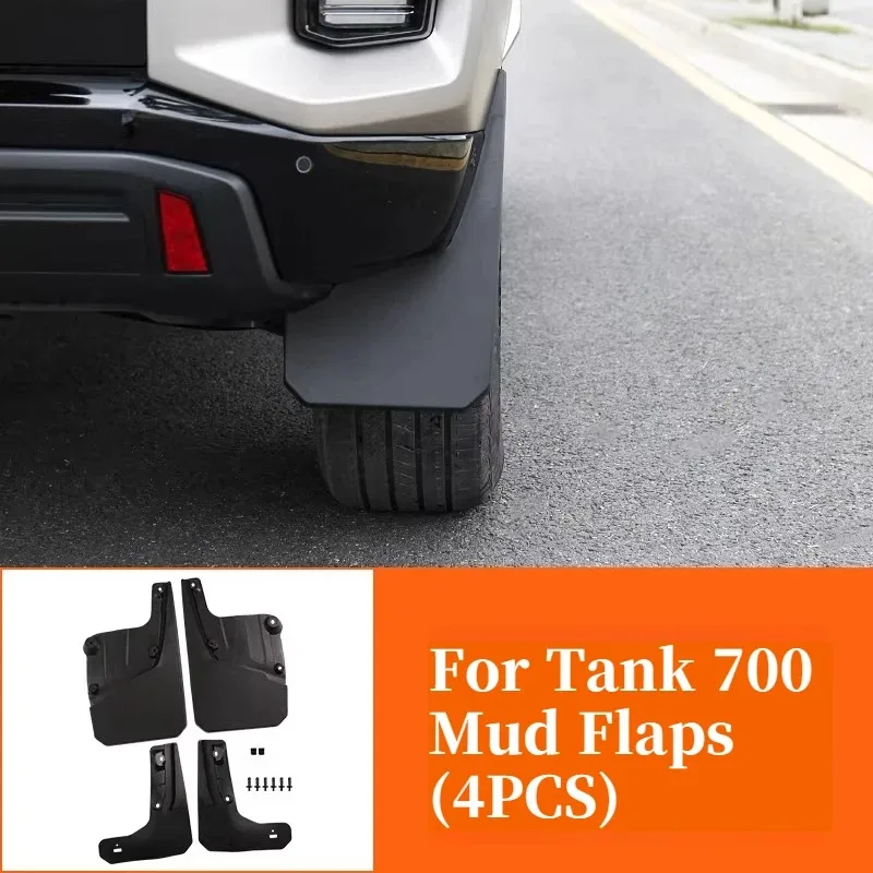 For Tank 700 Hi4-T EV Mud Flaps Wheel Inner Liner Front & Rear Tire Sand Guard Exterior Mod Accessories Mudguards Tools
For Tank 700 Hi4-T EV Mud Flaps Wheel Inner Liner Front & Rear Tire Sand Guard Exterior Mod Accessories Mudguards Tools