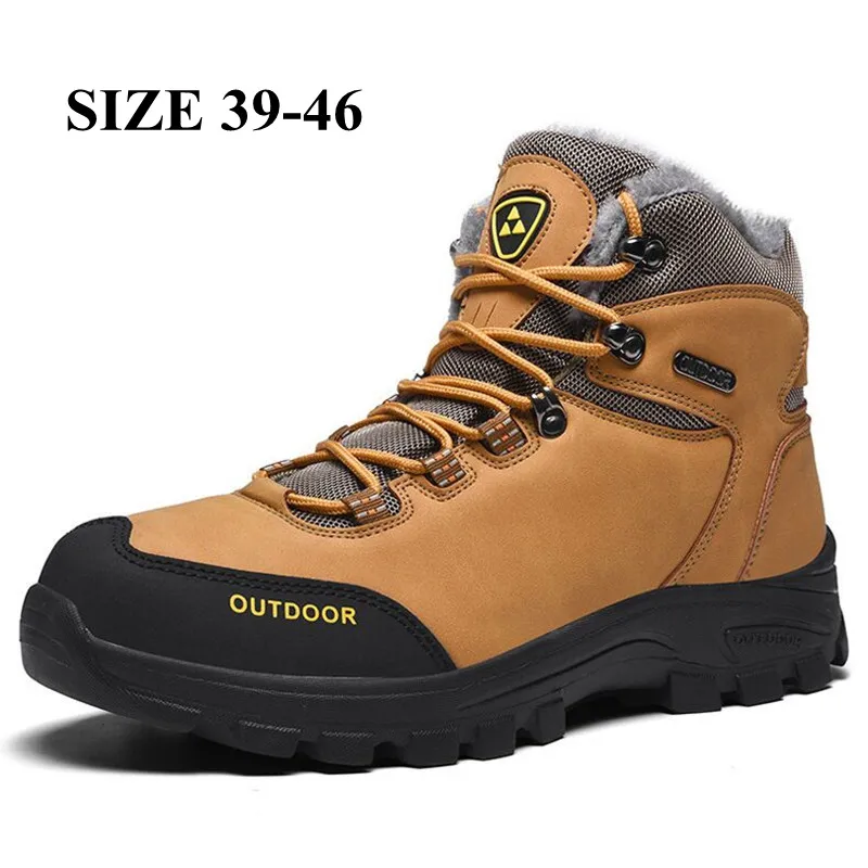 Winter Men Boots Warm Plush Men Waterproof Snow Boots Non-Slip Hiking Shoes Casual Lace-Up Breathable Sports Shoes
Winter Men Boots Warm Plush Men Waterproof Snow Boots Non-Slip Hiking Shoes Casual Lace-Up Breathable Sports Shoes