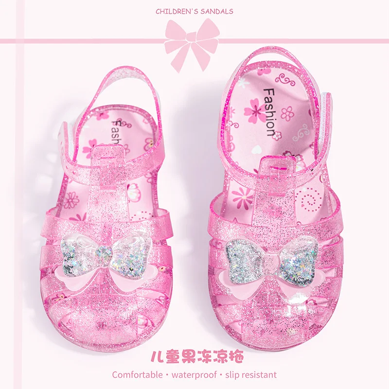 Trendy Glitter Crystal Sandals Kids Girls Princess Bow Dress Shoes Student Outdoor Sandals Kids Flat Non-slip Casual Slippers
Trendy Glitter Crystal Sandals Kids Girls Princess Bow Dress Shoes Student Outdoor Sandals Kids Flat Non-slip Casual Slippers