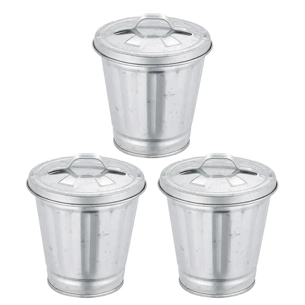 3Pcs Mini Can Storage Jar Waste Bin Flowerpot Desktop Holder Simple Fashionable Desktop Wastebasket Flowerpot Home
3Pcs Mini Can Storage Jar Waste Bin Flowerpot Desktop Holder Simple Fashionable Desktop Wastebasket Flowerpot Home