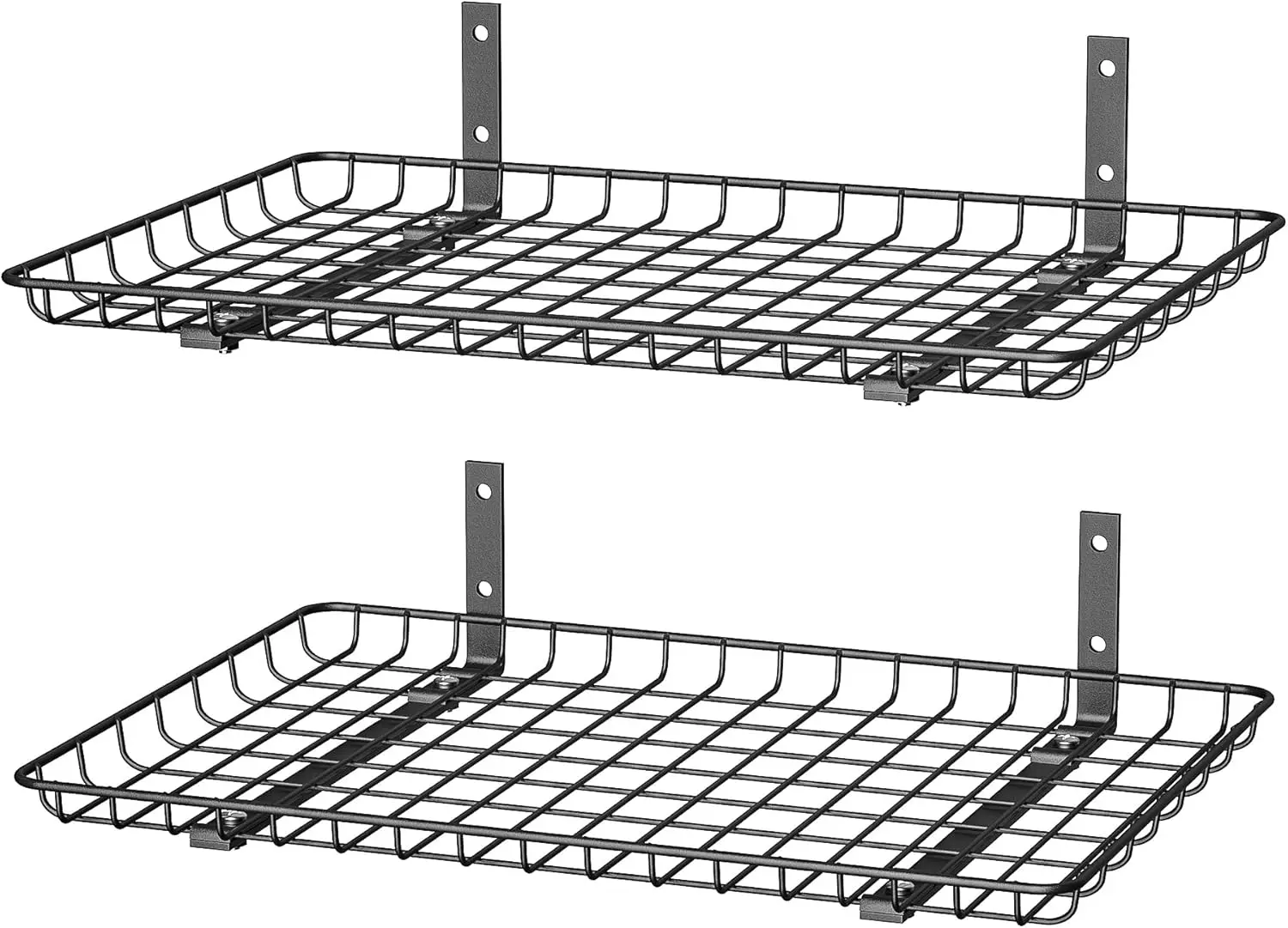 Wall Mounted Shelves 12x24 Inch, Heavy-Duty Metal Storage Shelf for Garage, 2 Pack, Black
Wall Mounted Shelves 12x24 Inch, Heavy-Duty Metal Storage Shelf for Garage, 2 Pack, Black