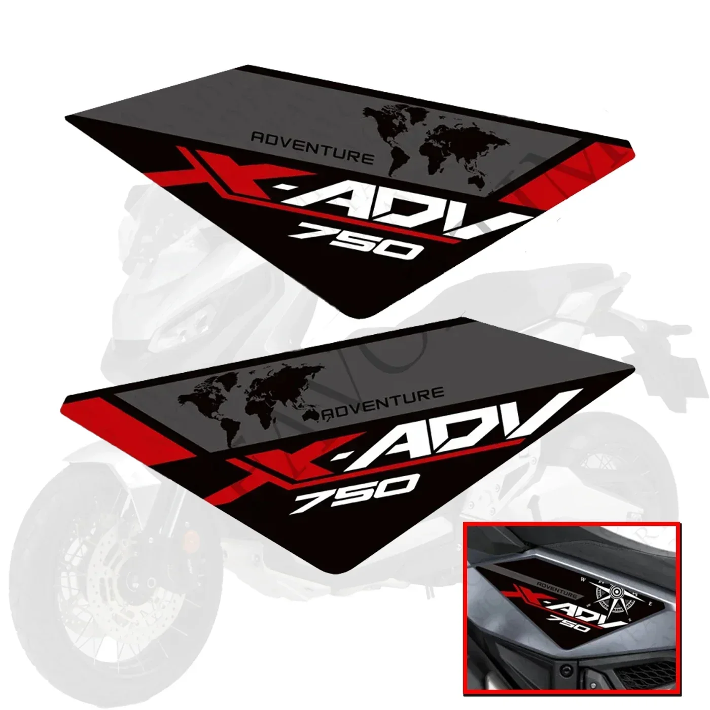 2021 - 2024 Motorcycle Stickers Protector Tank Pad Kit Knee Wheels Body Fender Shell For HondaX ADV 750
2021 - 2024 Motorcycle Stickers Protector Tank Pad Kit Knee Wheels Body Fender Shell For HondaX ADV 750