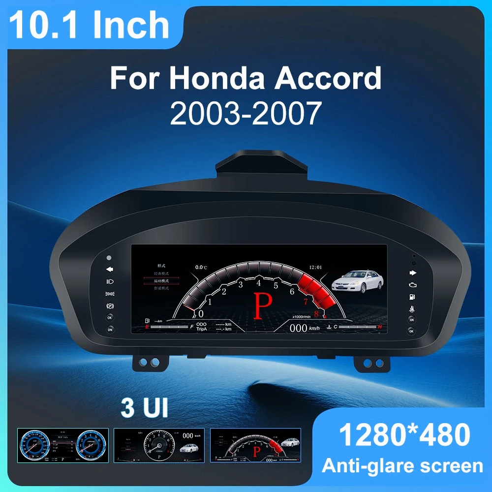 Dashboard Digital For Honda Accord 7 Generation Cluster Accord 2003-2007 Speedometer LCD panel instrument 10.25IN
Dashboard Digital For Honda Accord 7 Generation Cluster Accord 2003-2007 Speedometer LCD panel instrument 10.25IN