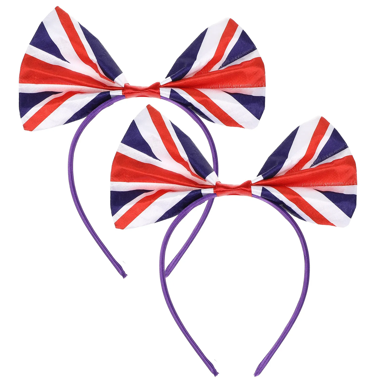 2Pcs Ball Fans Headband England Flag Bowknot Hair Loop Elegant Hair Accessories for Women Birthday Party Christmas
2Pcs Ball Fans Headband England Flag Bowknot Hair Loop Elegant Hair Accessories for Women Birthday Party Christmas