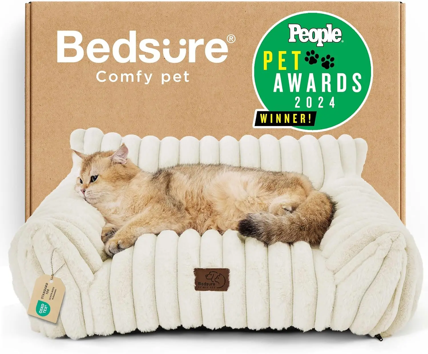 ComfyFleece™ Cute Cat Couch for Pets - As Seen on TV on Good Day New York, Fuzzy Cats beds for Indoor Cats with Removabl
ComfyFleece™ Cute Cat Couch for Pets - As Seen on TV on Good Day New York, Fuzzy Cats beds for Indoor Cats with Removabl