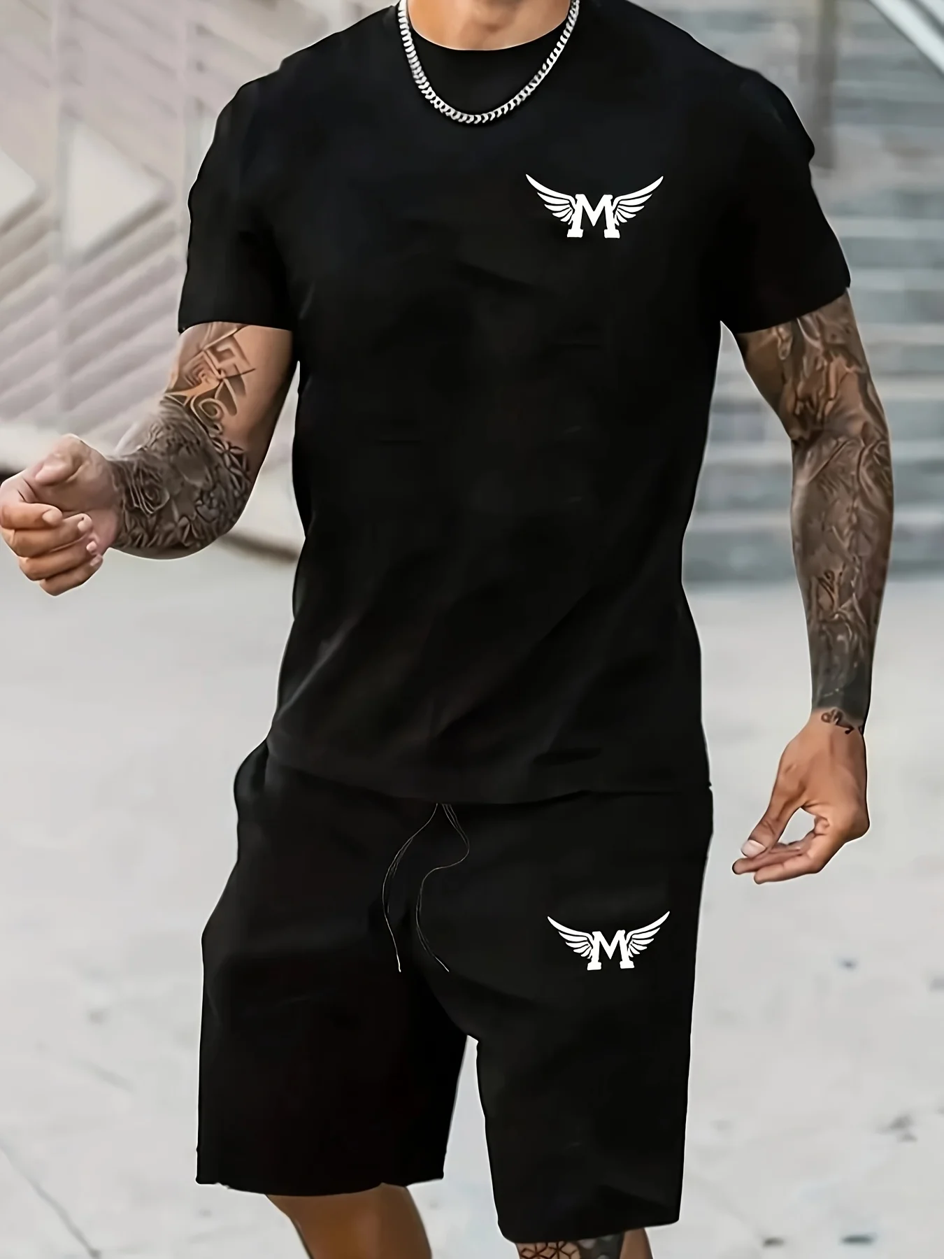 Men's Casual Simple and Fashion Trendy Creative Design Printed Suit with Polyester Fabric Suitable for Daily Outing Wear
Men's Casual Simple and Fashion Trendy Creative Design Printed Suit with Polyester Fabric Suitable for Daily Outing Wear