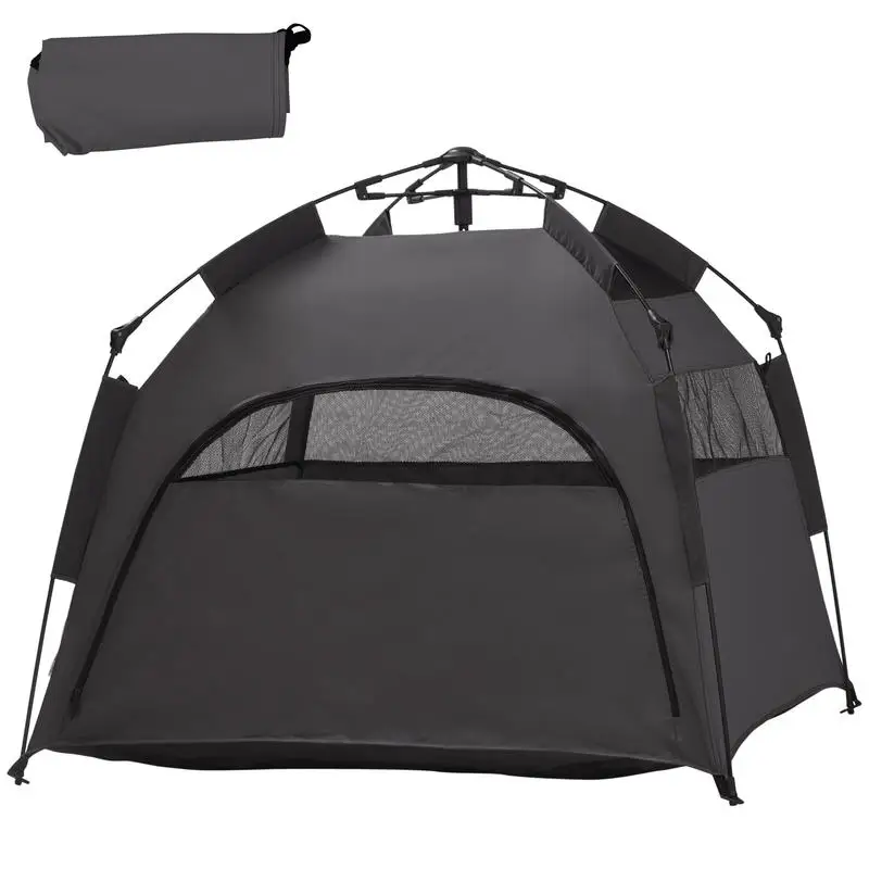 PawHut Pop Up Dog Tent for Extra Large and Large Dogs with Carry Bag, for Beach, Backyard, Home, Dark Gray
PawHut Pop Up Dog Tent for Extra Large and Large Dogs with Carry Bag, for Beach, Backyard, Home, Dark Gray