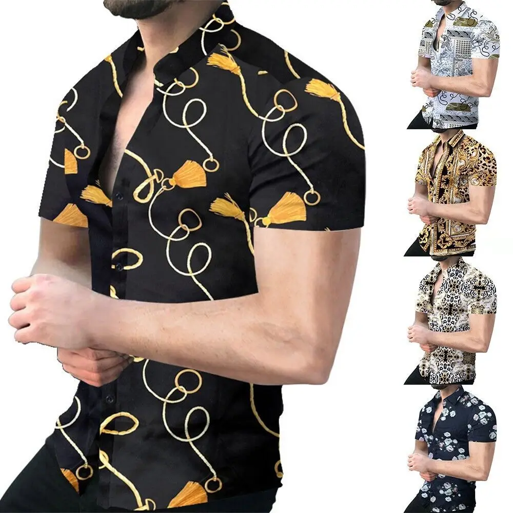 2025 New Men's Hawaiian Shirt Ethnic 3D Printing Tropical Beach Resort Cuban Collar T-shirt Comfortable and Versatile Men's Top
2025 New Men's Hawaiian Shirt Ethnic 3D Printing Tropical Beach Resort Cuban Collar T-shirt Comfortable and Versatile Men's Top