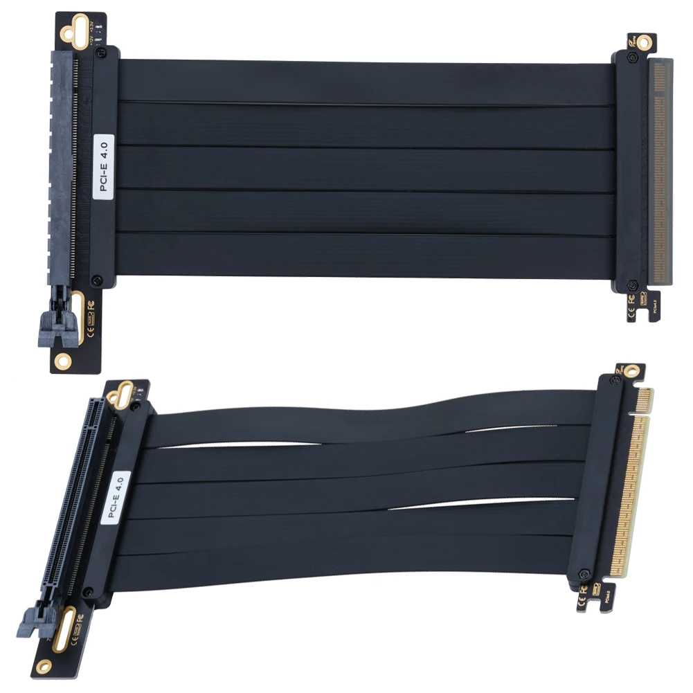 PCI-E 4.0 Riser Cable Удлинитель графического процессора PCIe 4.0 X16 Высокоскоростная гибкая удлинительная карта, совместимая с RTX4090 RTX4080
PCI-E 4.0 Riser Cable Удлинитель графического процессора PCIe 4.0 X16 Высокоскоростная гибкая удлинительная карта, совместимая с RTX4090 RTX4080