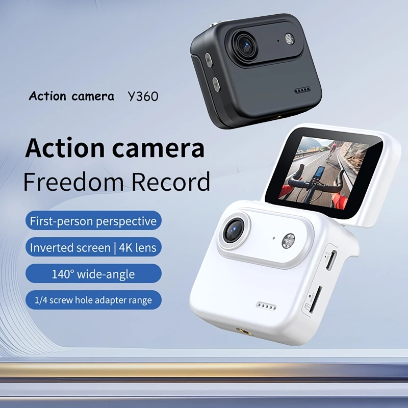 Sports Camera Life Recorder Flip Screen 1080P Ultra Clear Recording Vlog Anti Shake 143 ° Wide-angle Portable Camera Gifts
Sports Camera Life Recorder Flip Screen 1080P Ultra Clear Recording Vlog Anti Shake 143 ° Wide-angle Portable Camera Gifts