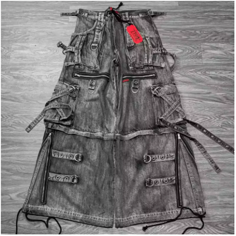 Vintage Heavy Jeans Y2K Clothes Men Women Harajuku Hip Hop Multi Pocket Washed Distressed Baggy Jeans Oversized Wide Leg Trouser
Vintage Heavy Jeans Y2K Clothes Men Women Harajuku Hip Hop Multi Pocket Washed Distressed Baggy Jeans Oversized Wide Leg Trouser