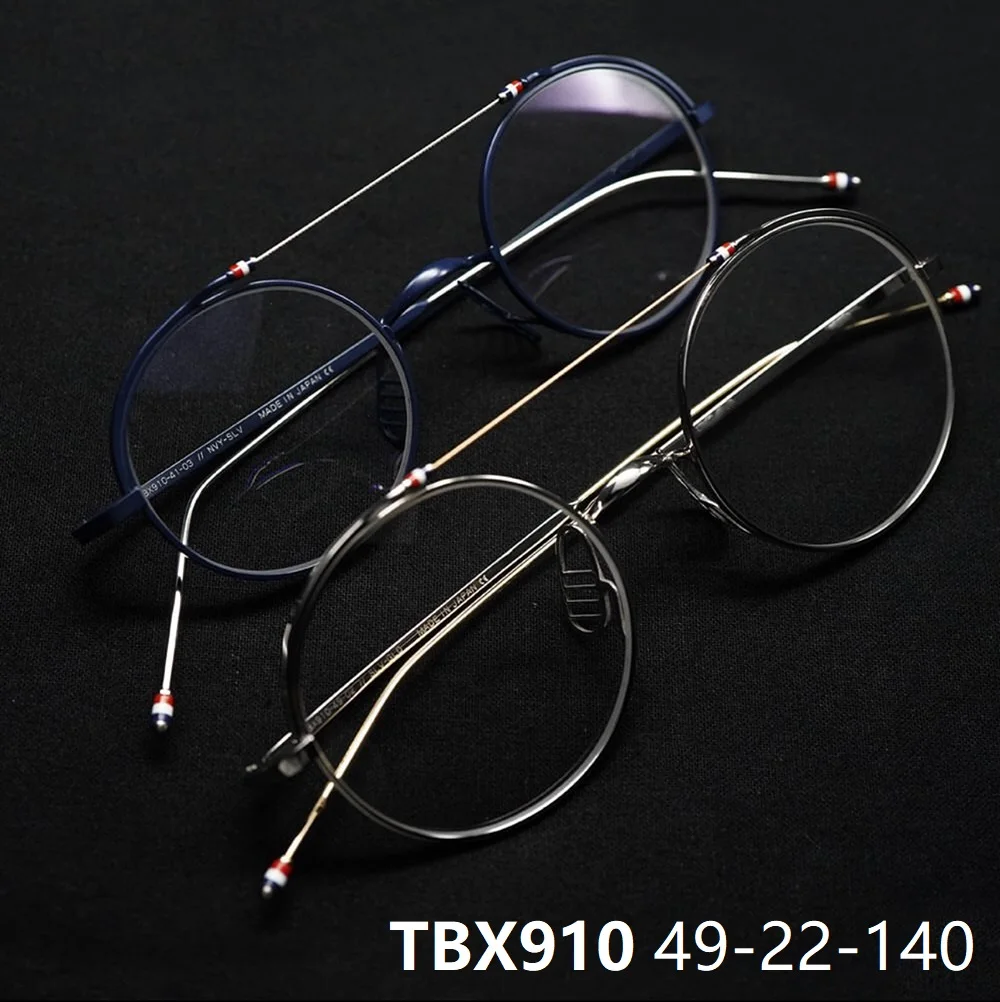 Fashion New York Brand Double Beam Round Glasses Frame Titanium Alloy Eyeglasses Men Women Spectacles Eyewear USA Style TBX910
Fashion New York Brand Double Beam Round Glasses Frame Titanium Alloy Eyeglasses Men Women Spectacles Eyewear USA Style TBX910