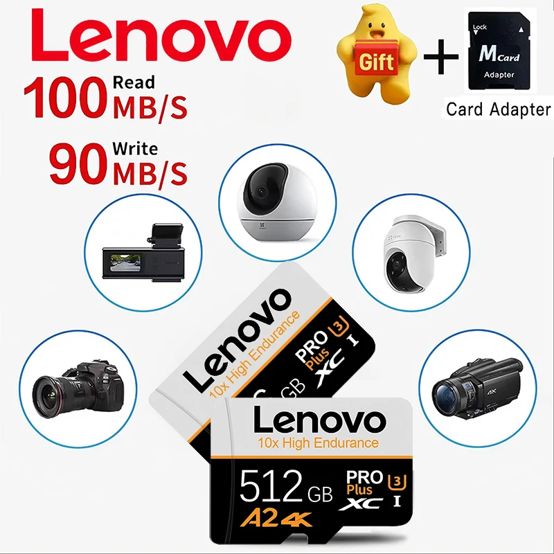 Commercial Lenovo Memory Card Micro TF SD TF Cards SD Cards 512GB 128GB 64GB 32GB Quick Access A2 for Camera / Mobile / Dashcam
Commercial Lenovo Memory Card Micro TF SD TF Cards SD Cards 512GB 128GB 64GB 32GB Quick Access A2 for Camera / Mobile / Dashcam