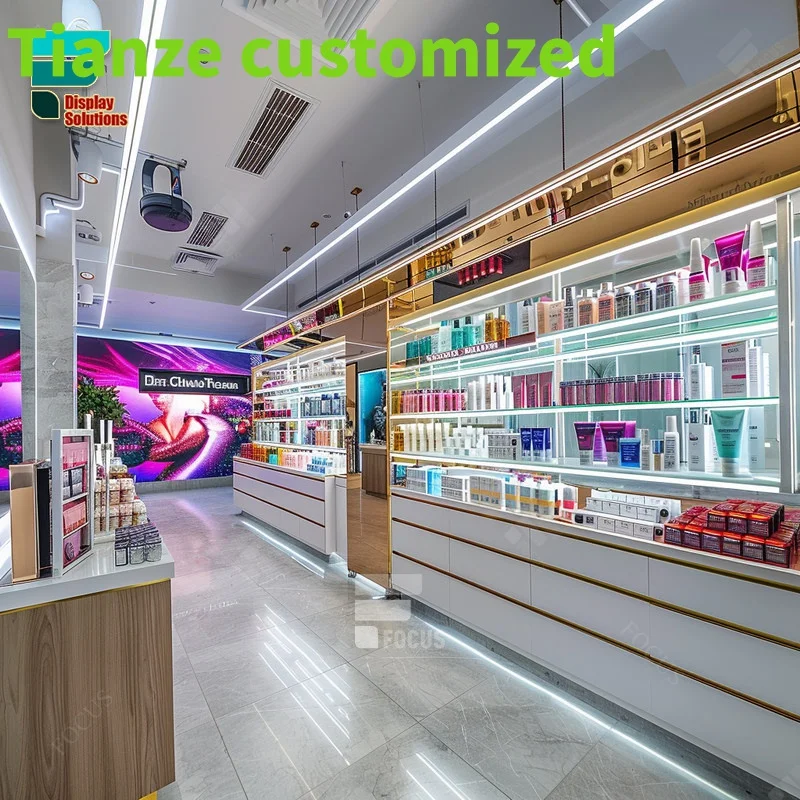 Customized-Cosmetic Showcase Perfume Counter Display Wig Cabinet Beauty Supply Kiosk
Customized-Cosmetic Showcase Perfume Counter Display Wig Cabinet Beauty Supply Kiosk