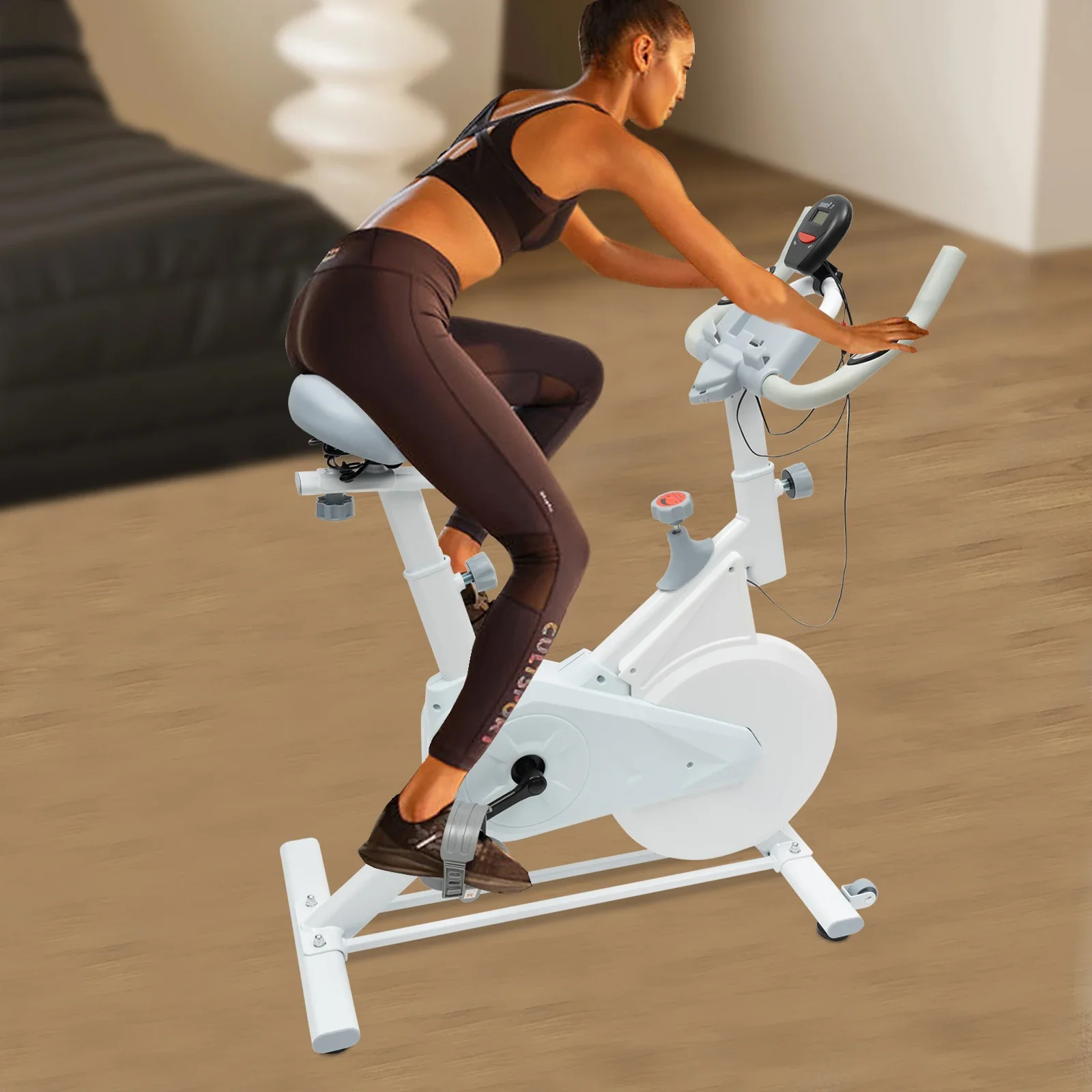 Fitness Bike Exercise Bike Seat Height Seat Front and Rear Adjustable Indoor Cycling Stationary Bike Indoor Cycling Workout Bike
Fitness Bike Exercise Bike Seat Height Seat Front and Rear Adjustable Indoor Cycling Stationary Bike Indoor Cycling Workout Bike