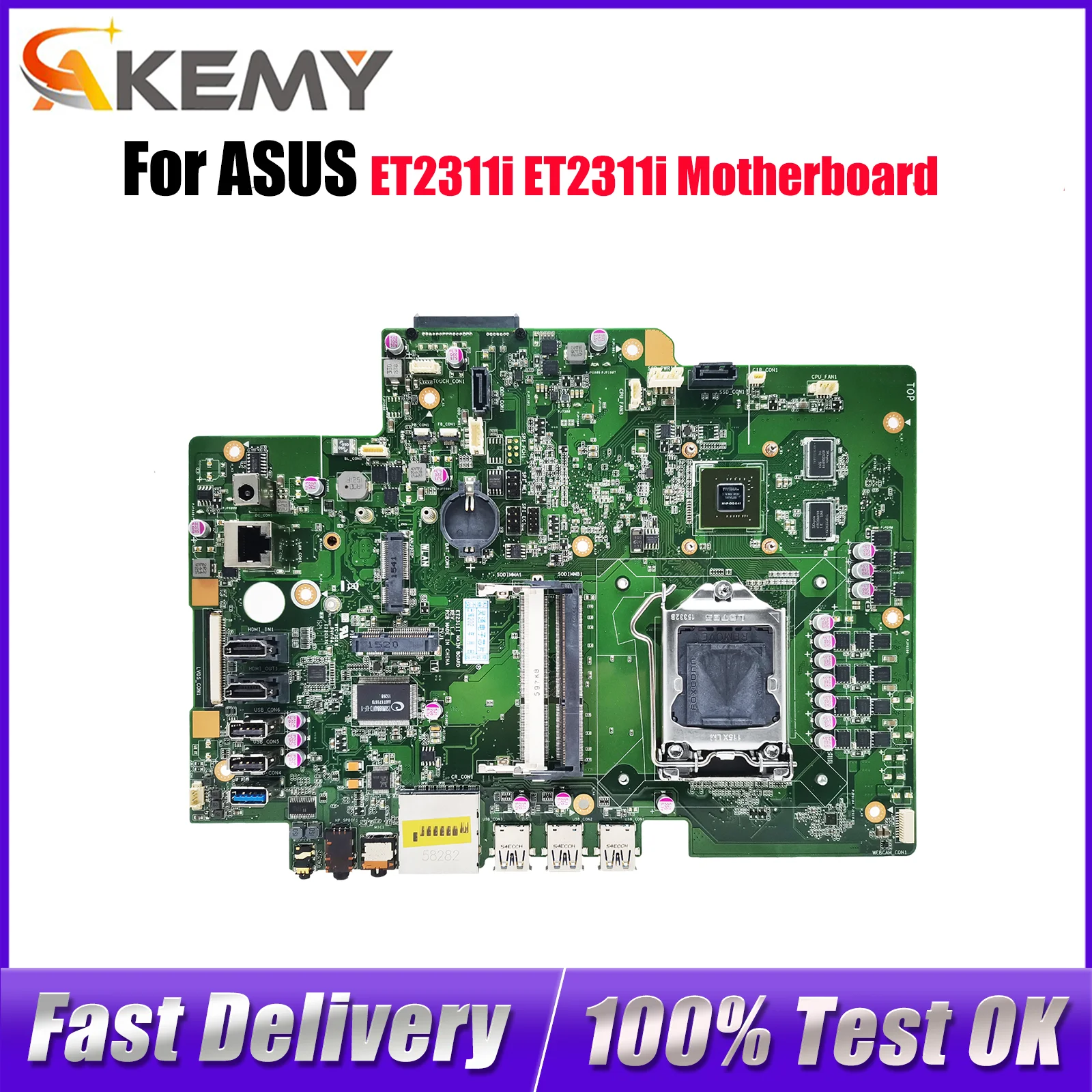 Материнская плата ET2311i для ASUS AIO ET2311 ET2311i, материнская плата Цей товар на складе, 100% тестирование, ОК, быстрая доставка, высокое качество
Материнская плата ET2311i для ASUS AIO ET2311 ET2311i, материнская плата Цей товар на складе, 100% тестирование, ОК, быстрая доставка, высокое качество