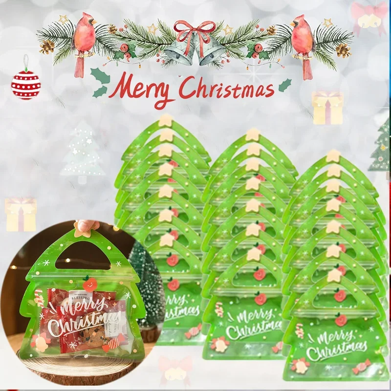300PCS Christmas Candy Cookies Snacks Ziploc Bags Christmas Tree Creative Shape Gift Packaging Bags Christmas Fruit Gift Bags
300PCS Christmas Candy Cookies Snacks Ziploc Bags Christmas Tree Creative Shape Gift Packaging Bags Christmas Fruit Gift Bags