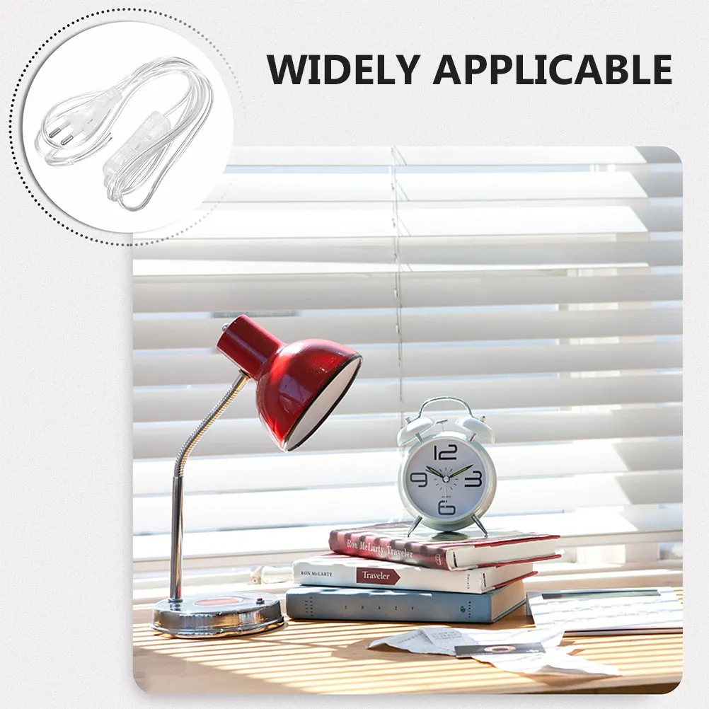 2pcs Transparent Switch Power Desk Lamp Extension /Off Switch Plug In Cable For Pendant Light Garage Lighting Replacement
2pcs Transparent Switch Power Desk Lamp Extension /Off Switch Plug In Cable For Pendant Light Garage Lighting Replacement