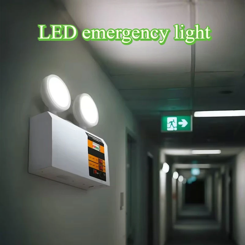 1pcs Fire Emergency Light LED Dual Head Emergency Lighting Corridor Safety Lamp Power Off Memory Light Approved Emergency Light
1pcs Fire Emergency Light LED Dual Head Emergency Lighting Corridor Safety Lamp Power Off Memory Light Approved Emergency Light