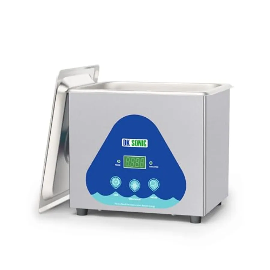 DK SONIC Ultrasonic Cleaner 60W Stainless Steel Ultrasonic Jewelry Cleaner with Cleaning Basket Timer Digital Sonic Cleaner for
DK SONIC Ultrasonic Cleaner 60W Stainless Steel Ultrasonic Jewelry Cleaner with Cleaning Basket Timer Digital Sonic Cleaner for