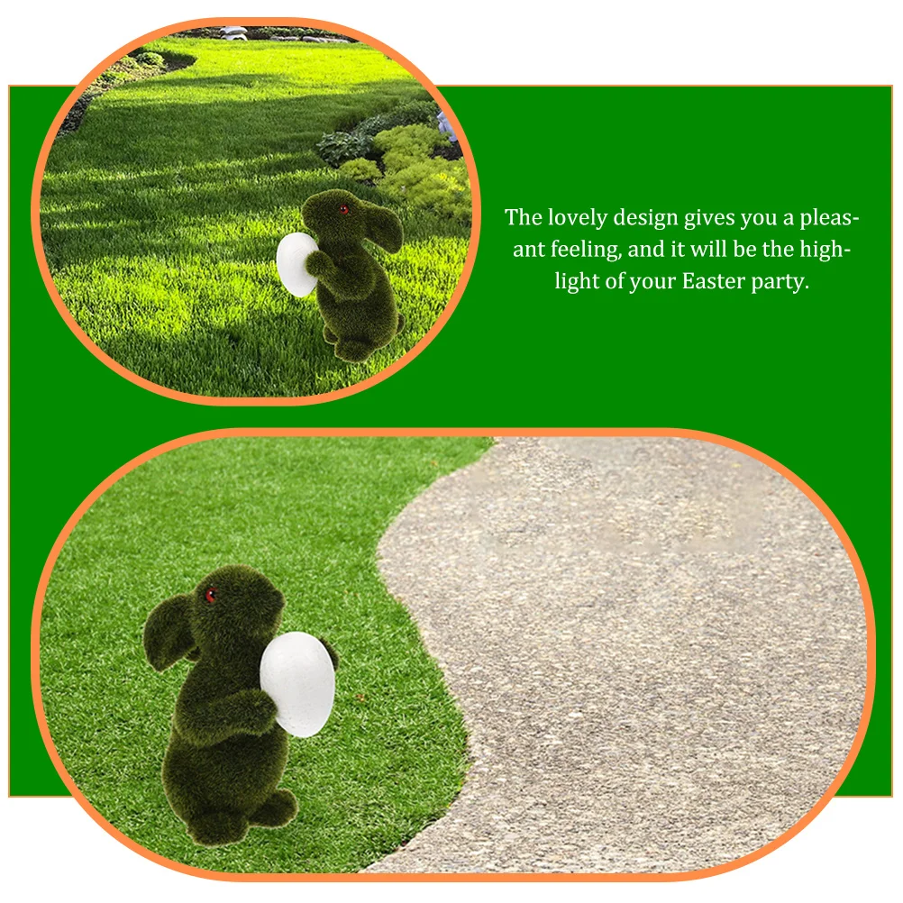 2pcs Realistic Flocking Bunny Figurines Adorable Easter Rabbit Decor For Garden Patio Yard Lawn Decoration Small Animal Ornament
2pcs Realistic Flocking Bunny Figurines Adorable Easter Rabbit Decor For Garden Patio Yard Lawn Decoration Small Animal Ornament