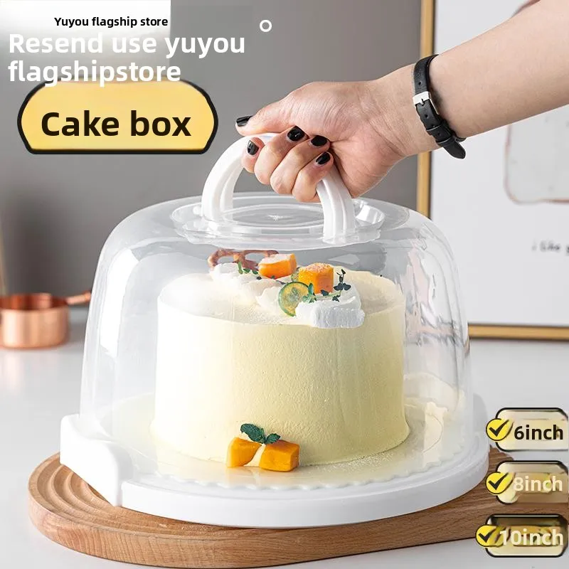 Reusable Transparent Cake Box Handheld Packaging for Baking 6 Inch 8 Inch Birthday Cake Base Holder Freshness Preservation
Reusable Transparent Cake Box Handheld Packaging for Baking 6 Inch 8 Inch Birthday Cake Base Holder Freshness Preservation
