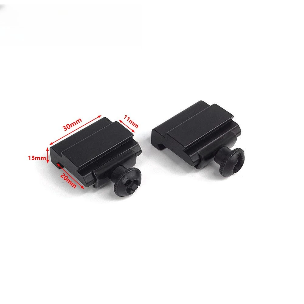 A Pair of 20mm Adapter 11mm Guide Rail Flashlight Laser Sight Bracket
A Pair of 20mm Adapter 11mm Guide Rail Flashlight Laser Sight Bracket
