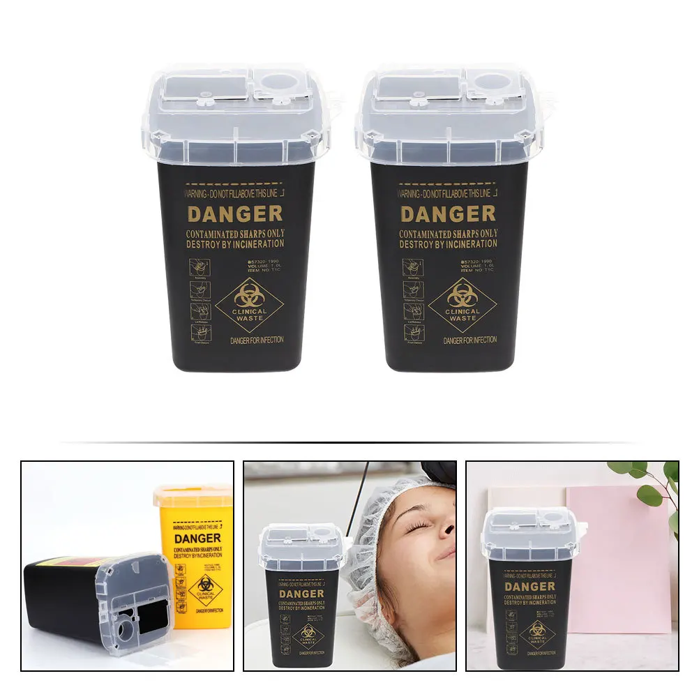 2Pcs Sharps Disposal Container Thickened Reusable Plastic Sharps Bin for Beauty Clinic Tattoo Tool Storage Solution
2Pcs Sharps Disposal Container Thickened Reusable Plastic Sharps Bin for Beauty Clinic Tattoo Tool Storage Solution