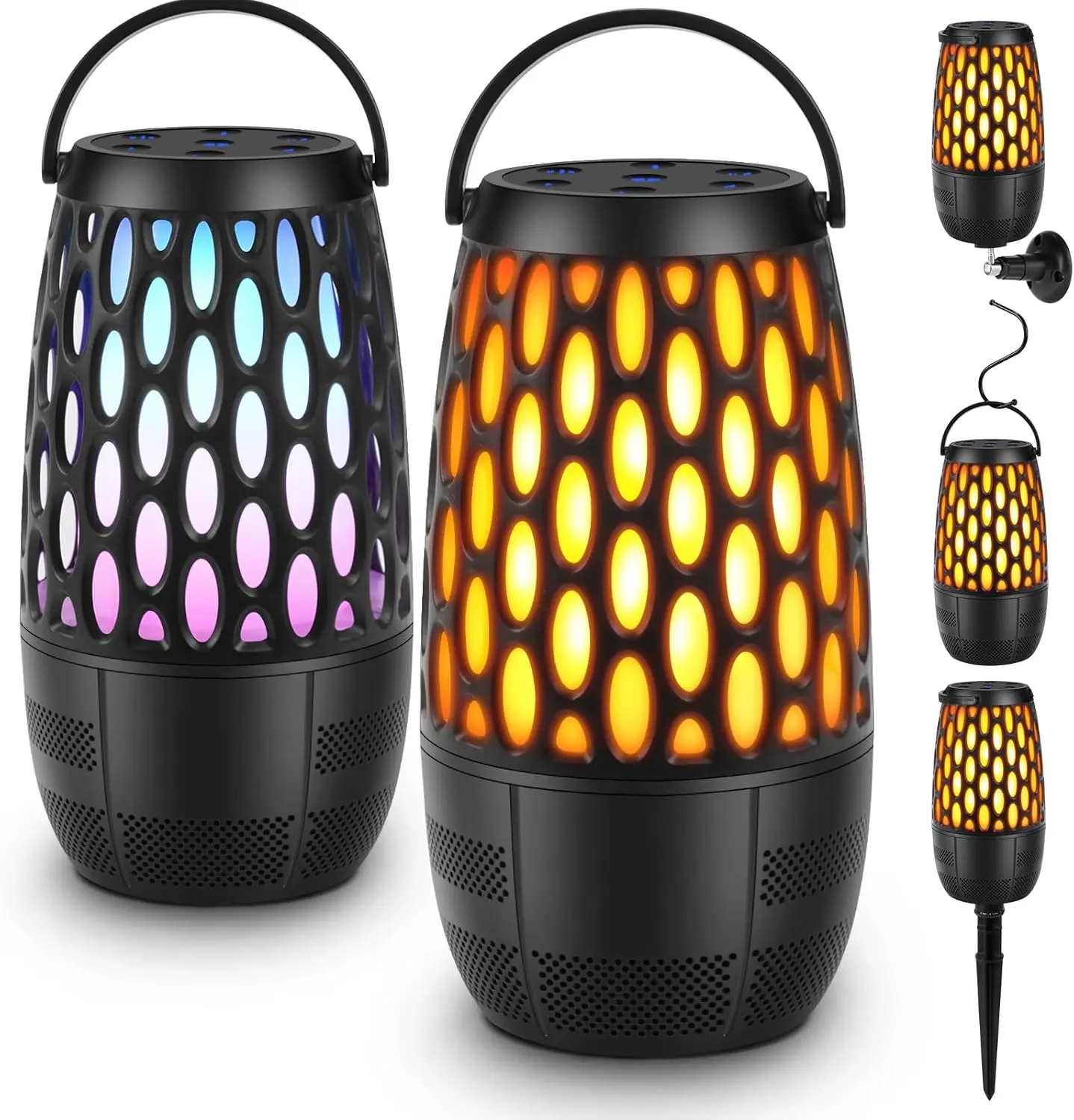 2-Pack Waterproof Bluetooth Speaker with Lights, HD Stereo, Multi-Sync 100 Speakers, Portable for Pool, Camping, Patio
2-Pack Waterproof Bluetooth Speaker with Lights, HD Stereo, Multi-Sync 100 Speakers, Portable for Pool, Camping, Patio