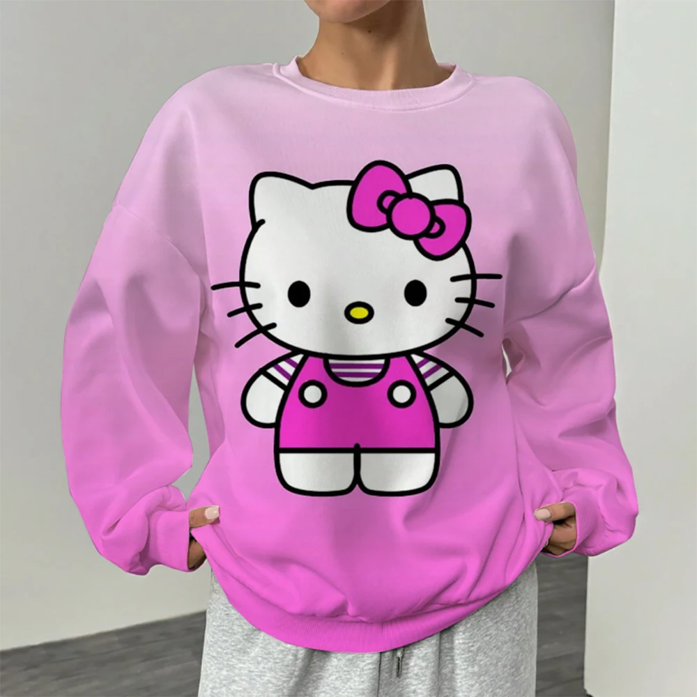 HELLO KITTY толстовка женские толстовки с длинными рукавами уличная одежда 2024, новая мода осень-зима пуловер с мультяшным принтом топы y2k
HELLO KITTY толстовка женские толстовки с длинными рукавами уличная одежда 2024, новая мода осень-зима пуловер с мультяшным принтом топы y2k