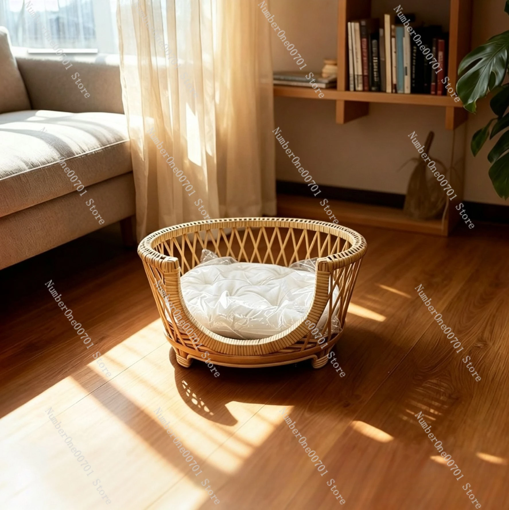 Handwoven Rattan Pet Nest, Ins Style Natural Breathable All Season Bed for Cat & Dog
Handwoven Rattan Pet Nest, Ins Style Natural Breathable All Season Bed for Cat & Dog